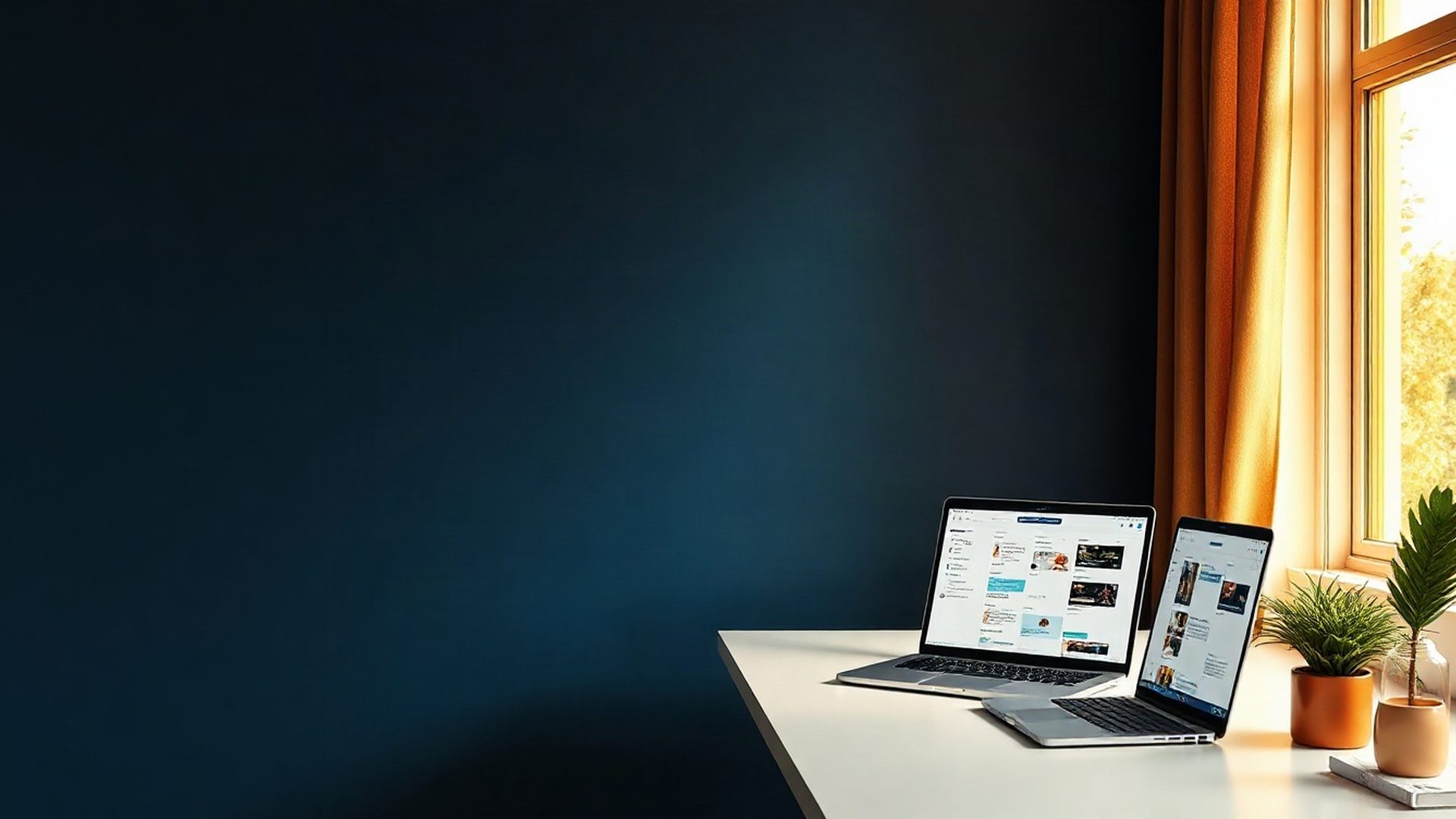 Editorial workspace with a structured content calendar dashboard